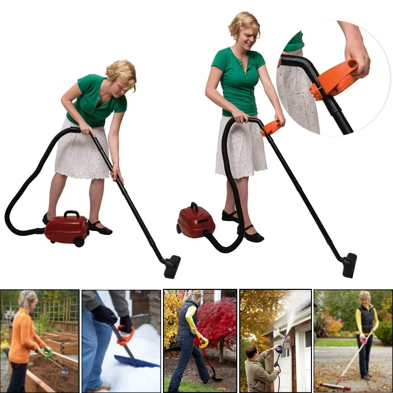 Shovel or Rake labor-saving Handle Attachment Shovel Work with Garden Shovels Rakes, D Grip Ergonomic Handle Replacement